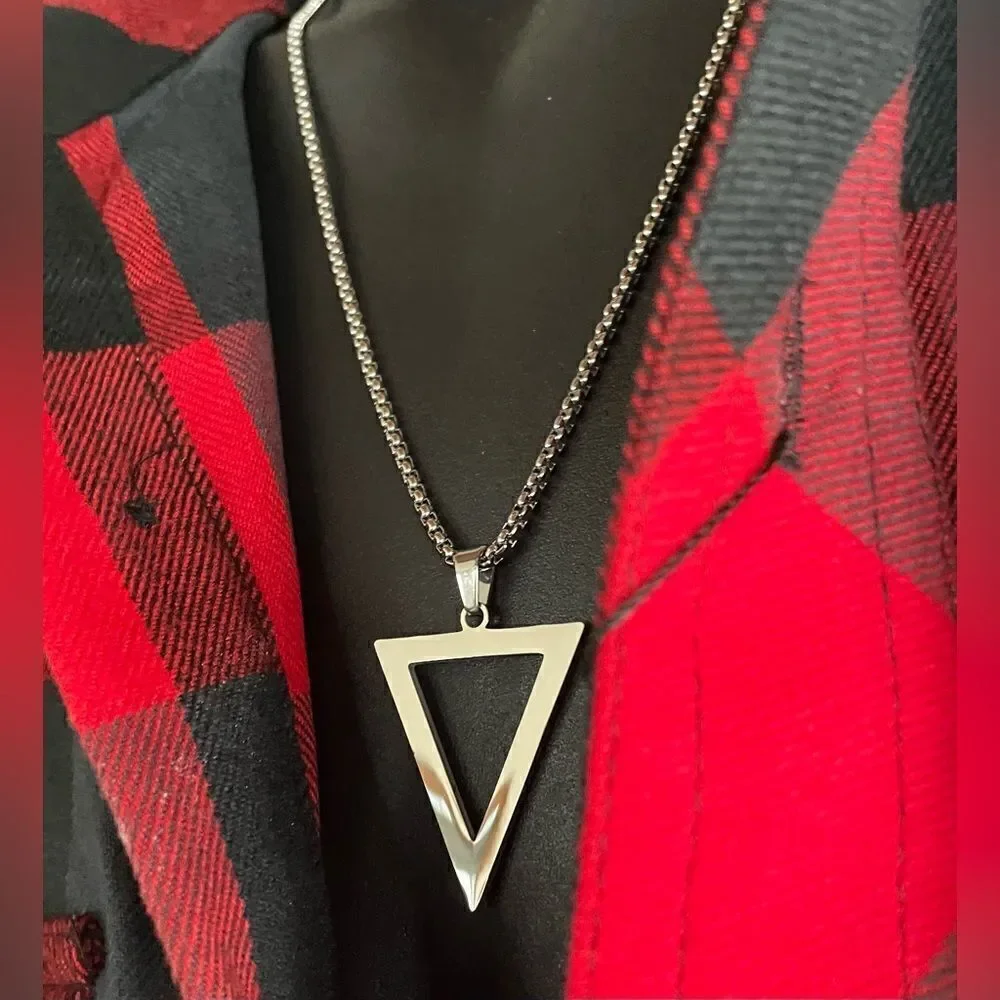 Stainless Steel - Arrow Necklace l Men’s, Unisex l New